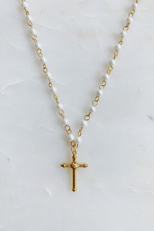 Collana Croce Intrecciata | FINDRAGUS