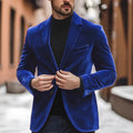 Blazer in Velluto Slim Fit