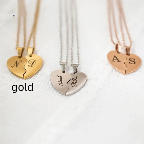 Personalized Stainless Steel Heart-shaped Necklace-personalized | FINDRAGUS