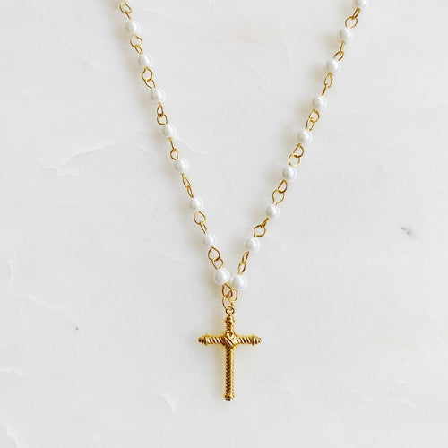 Collana Croce Intrecciata | FINDRAGUS