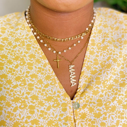 Collana Croce Intrecciata | FINDRAGUS