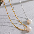 Collana Raffinata con Perle Naturali