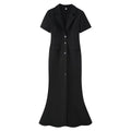 Abito Chemisier Nero Elegante